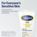 Cetaphil Sun SPF 50+ Light Gel Very High Protection Mineral Base for All Skin Types, Sensitive Skin (50ml) - NEW