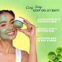 Dot & Key Anti-Acne Salicylic Green Clay Face Mask For Dark Spots Redution & Balances Oil & Sebum (85gm)