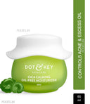 Dot & Key Cica Niacinamide & Ceramides Oil-Free Face Moisturizer For Acne Prone & Oily Skin (60ml)