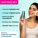 Dot & Key Rice Water Hydrating Toner with Hyaluronic for Oily, Sensitive Skin, Alcohol-Free (150ml)