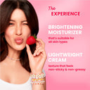Dot & Key Strawberry Dew Brightening Moisturizer, Niacinamide & Peptides, Brightens & Smoothes Skin (80gm)