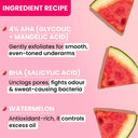 Dot & Key Watermelon Underarm Roll On Deodorant With 4% AHA + BHA (50ml)