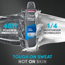 Dove Deo Men+Care Cool Fresh Dry Spray Antiperspirant Deodorant (250ml)