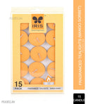 Iris 15 Pack Fragranced TeaLights - Mango Sorbet (15 Candles)