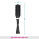 VEGA Flat Hair Brush Black (E5-FBN)