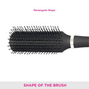 VEGA Flat Hair Brush Black (E5-FBN)