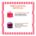Foxtale Cherry Collagen Mask for Dull Skin, Brightening & Anti-Aging (75gm)