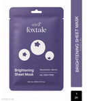 Foxtale Brightening Sheet Masks - Niacinamide & Berries (26gm)