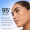Foxtale SPF 50 PA++++ Tinted Fluid Sunscreen, Blurs Pores & Evens Skin Tone (50ml)