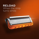 Gillette Fusion 5 Shaving Razor Blades for men (Pack of 2)