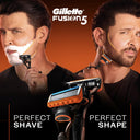 Gillette Fusion 5 Shaving Razor Blades for men (Pack of 2)