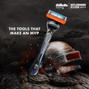 Gillette Fusion Men’s Razor For Shave & Beard Shape With Battlegrounds Mobile India (1 Pc)