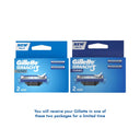 Gillette Mach 3 Turbo, Shaving Razor Blades For Men, 2 Cartridges