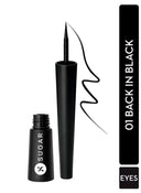 SUGAR Gloss Boss 24HR Eyeliner - 01 Back In Black (2.5ml)