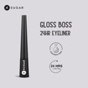 SUGAR Gloss Boss 24HR Eyeliner - 01 Back In Black (2.5ml)