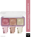 Hilary Rhoda Get Glow Highlighter Palette 3 Shades in 1 Palette (15gm)