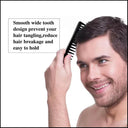 Hair Line Professional Heat Resistant Carbon Comb for Hair Styling Grooming Detangling (HLC-517)