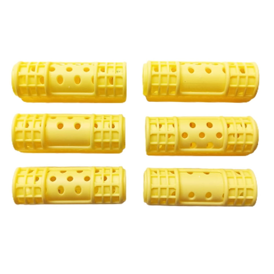Hair Line Professional Plastic Hair Roller Curler HHR002 (Pack of 6 ...