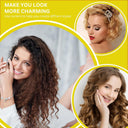 Hair Line Professional Plastic Hair Roller Curler (1.6cm Diameter Yellow) (HHR002)