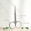 Hair Line Professional Small Cuticle Scissor for moustache and facial hair grooming scissor Stainless Steel (HNC001)