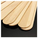 Hair Line Professional Wood Smooth Finish Disposable Wooden Wax Knife Wax Sticks For Waxing Wax Spatulas (100 PCS) (HDI010)