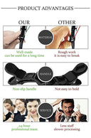Hair Sectioning Crocodile Clips, Black (Pack of 6)