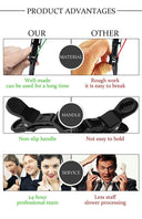Hair Styling Clips Sectioning Crocodile hair clips Duckbill Clips For Thick Hair & Large Hairpin (Black-6 piece)