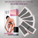 Hilary Rhoda Easy To Use Wax Strips (20 Strips + 2 Pcs)