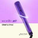 Ikonic Professional CRIMP & STYLE Crimper Purple