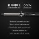 Ikonic Professional Curling Tong 22mm CT-22 (2.0) with Advanced Titanium Barrel & Auto Lock