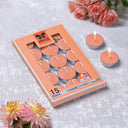 Iris 15 Pack Fragranced TeaLights - Peach Pomegranate (15 Candles)