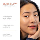 Kanpeki Pro Korean Glass Glow Skin 11 Steps Facial Kit - Brightening, Hydrating & Nourishing (312gm)