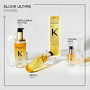 Kérastase Elixir Ultime Hair Oi-In-Serum For All Hair Types, 2x Shinier Hair (30ml)