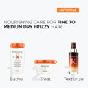 Kerastase Nutritive Bain Satin Riche, For Very Dry Hair, Gives 72Hr Hydration (250ml)