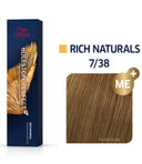 Wella Professionals Koleston Perfect Rich Naturals - 7/38 Medium Blonde Golden Pearl (60gm)
