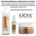 Krone Professional Shine Bond Straighten Sulphate-Free Shampoo (1000ml)