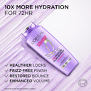 L'Oreal Paris Hyaluron Moisture Anti-frizz Shampoo With Hyaluronic Acid For 72 HR Dehydrated Hair