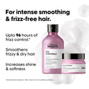 L'Oreal Professionnel Liss Unlimited Shampoo 300ml & Hair Mask 250gm for frizzy hair, Serie Expert