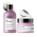 L'Oreal Professionnel Liss Unlimited Shampoo 300ml & Hair Mask 250gm for frizzy hair, Serie Expert