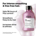 L'Oreal Professionnel Liss Unlimited Shampoo for Frizzy & Unruly Hair With Pro-Keratin (300ml)