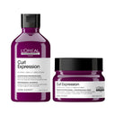 L'Oréal Professionnel Curl Expression Shampoo (300ml) & Hair Mask (250ml) Combo For Curly Hair (2pcs)