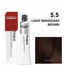 L'oreal Professionnel Paris Majirel Hair Color - 5.5 (Light Mahogany Brown) (60ml) - NEW