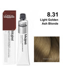 L'oreal Professionnel Paris Majirel Hair Color - 8.31 (Light Golden Ash Blond) (60ml) - NEW