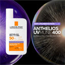 La Roche-Posay Anthelios UVMUNE400 Anti-Dark Spot Fluid SPF50+ Sunscreen with Melasyl for pigmented skin (50ml)