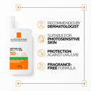 La Roche-Posay Anthelios UVMUNE400 Oil Control Fuild SPF50+, Mattifying Sunscreen for Oily Skin (50ml)
