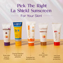 La Shield Lite SPF 50 PA+++ Mineral Sunscreen Gel Reduces Pigmentation & Dark Spots Oil-free (50gm)
