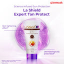 La Shield Lite SPF 50 PA+++ Mineral Sunscreen Gel Reduces Pigmentation & Dark Spots Oil-free (50gm)
