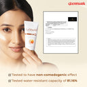 La Shield SPF 40 Mineral Sunscreen Gel Oil free Matte PA +++ For Acne Prone, Oily Skin (50gm)