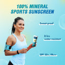 La Shield Sports Sunscreen SPF 50+ 100% Mineral 8 Hours Water resistant Sweatproof (50gm)