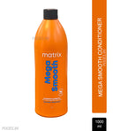 Matrix Mega Smooth Conditioner for Frizzy, Dry Unmanageable Hair, Defy Frizz for 4 Days